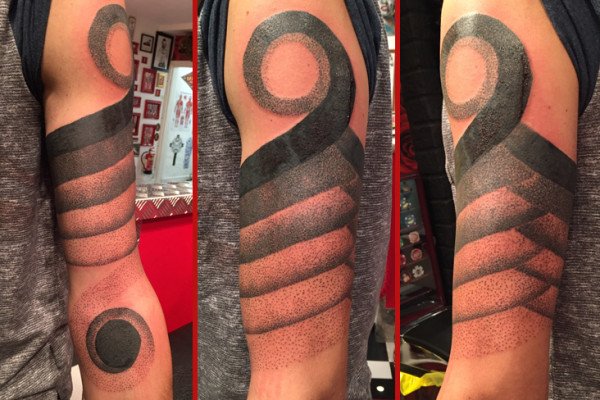 dot work swirl tattoo colchester essex reds