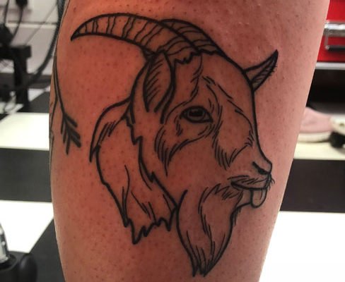 Tattoo, Best Tattoo, Colchester, Essex, Tattoo art, Tattoo Artist, Tattoos, Tattoo design, Top Tattoo, reds tattoo, anna kowacka, essex tattoo, colchester, tattoo ideas, linework, linework tattoo, outline, outline tattoo, goat, goat tattoo, ram, ram tattoo, baby goat