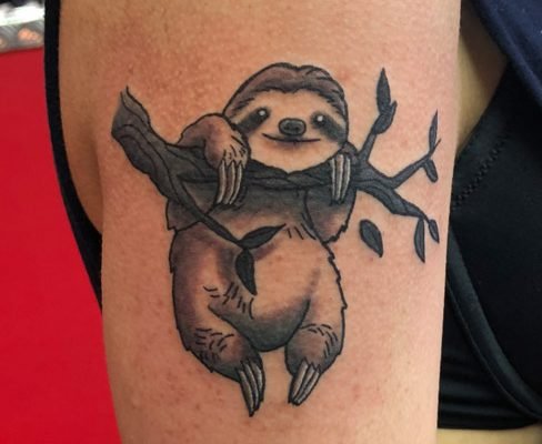 Tattoo, Best Tattoo, Colchester, Essex, Tattoo art, Tattoo Artist, Tattoos, Tattoo design, Top Tattoo, reds tattoo, anna kowacka, essex tattoo, colchester, tattoo ideas, sloth, sloth tattoo, animal, animal tattoo