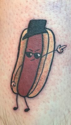 Tattoo, Best Tattoo, Colchester, Essex, Tattoo art, Tattoo Artist, Tattoos, Tattoo design, Top Tattoo, reds tattoo, anna kowacka, essex tattoo, colchester, tattoo ideas, colour, colour tattoo, hotdog, hotdog tattoo