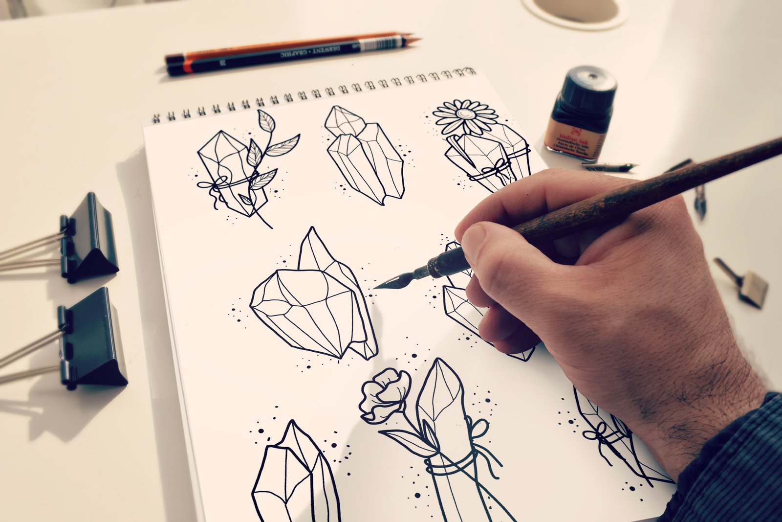 Tattoo, Best Tattoo, Colchester, Essex, Tattoo art, Tattoo Artist, Tattoos, Tattoo design, Top Tattoo, reds tattoo, anna kowacka, essex tattoo, colchester, tattoo ideas, concept, tattoo concept, drawing, tattoo design, linework, linework tattoo, outline, outline tattoo, crystal, crystal tattoo, witch, leaf tattoo