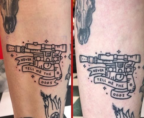 Tattoo, Best Tattoo, Colchester, Essex, Tattoo art, Tattoo Artist, Tattoos, Tattoo design, Top Tattoo, reds tattoo, anna kowacka, essex tattoo, colchester, tattoo ideas, linework, linework tattoo, outline, outline tattoo, star wars, star wars tattoo, fresh tattoo, healed tattoo, fresh vs healed