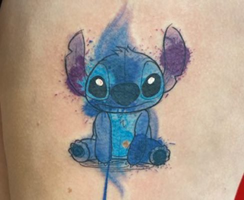 Tattoo, Best Tattoo, Colchester, Essex, Tattoo art, Tattoo Artist, Tattoos, Tattoo design, Top Tattoo, colour Tattoo, reds tattoo, anna kowacka, essex tattoo, Colchester, tattoo, watercolour tattoo, disney tattoo, stitch tattoo