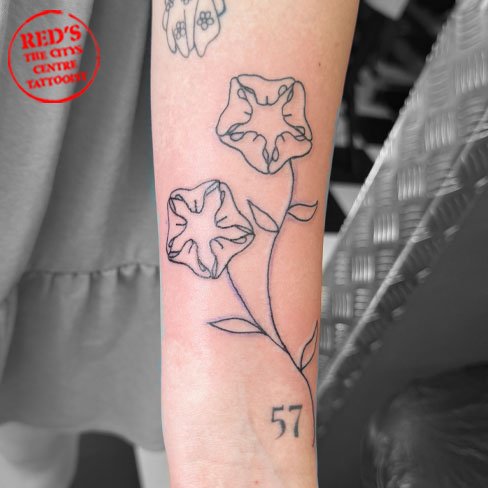 morning glory tattoo