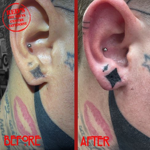 ear tattoo