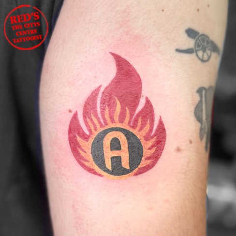 flame tattoo