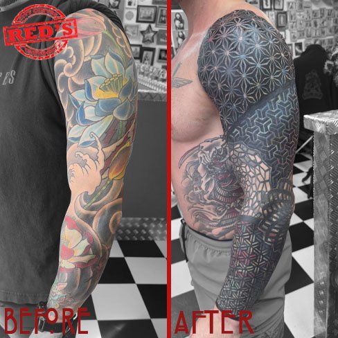 geometric tattoo