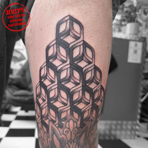 geometric tattoo