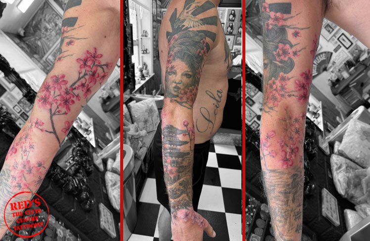 cherry blossom tattoo