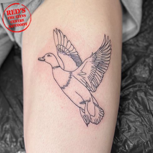 goose tattoo
