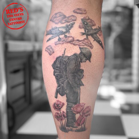 military memorial tattoo